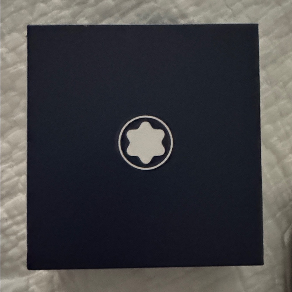 Elegant MontBlanc Blue Marble Coaster set. - Picture 3 of 4